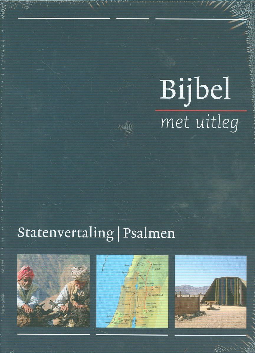 Bijbel met uitleg - blauw - hardcover - middel