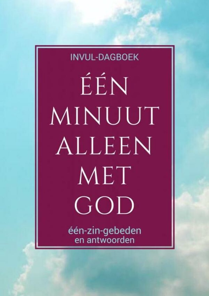 Boek Cadeau - Bijbels Dagboek: "Eén Minuut met God"