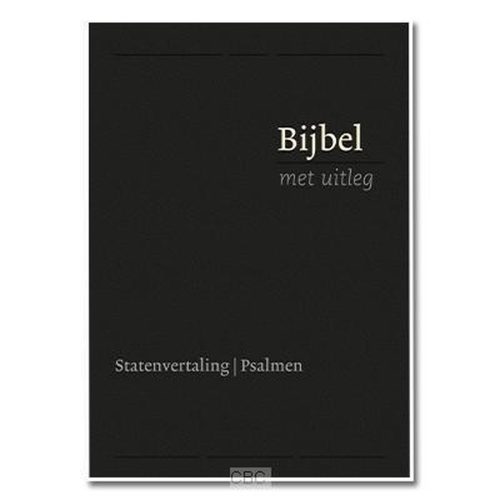 Bijbel bmu KLEIN zwart flexibele band goudsnee in hoes 140 x 198