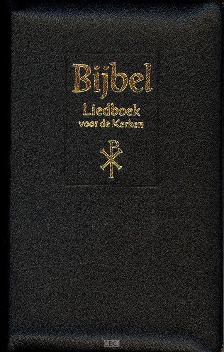 Bijbel (NBG vertaling 1951) + Liedboek voor de kerken zwart leer goudsnee rits index major