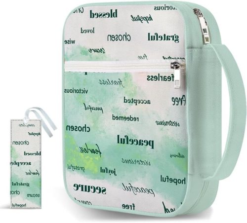 Draagbare Bijbelhoes met Handvat en Ritsvak voor Bescherming van Bijbels voor Mannen en Vrouwen